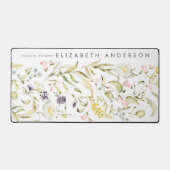 Zuhause Premium Pampas Wildblume Großes Büro Schreibtischunterlage (Vorderseite)