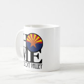 ZUHAUSE Prescott Valley 11oz Kaffeetasse (Vorderseite Links)