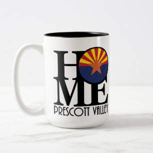 ZUHAUSE Prescott Valley Arizona 15oz Zweifarbige Tasse