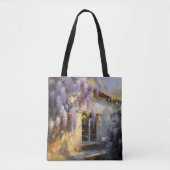 Zuhause Purple Flowers Tasche (Vorderseite)