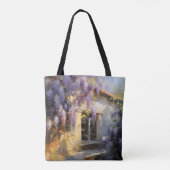Zuhause Purple Flowers Tasche (Rückseite)
