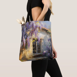 Zuhause Purple Flowers Tasche