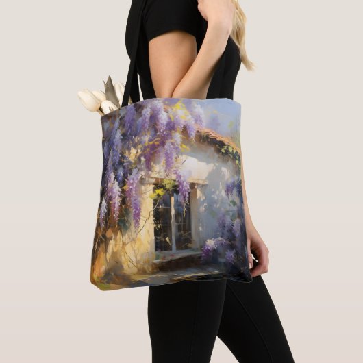 Zuhause Purple Flowers Tasche (Von Nahem)