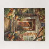 Zuhause Puzzle im Herbst (Horizontal)