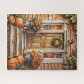 Zuhause Puzzle im Herbst (Horizontal)