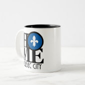 ZUHAUSE Quebec City 11oz Zweifarbige Tasse (Vorderseite Links)