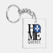 ZUHAUSE Quebec Schlüsselanhänger (Vorderseite links)