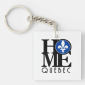 ZUHAUSE Quebec Schlüsselanhänger (Vorderseite)