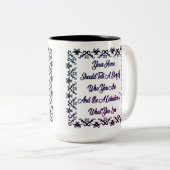 Zuhause Quote White Tasse (VorderseiteRechts)