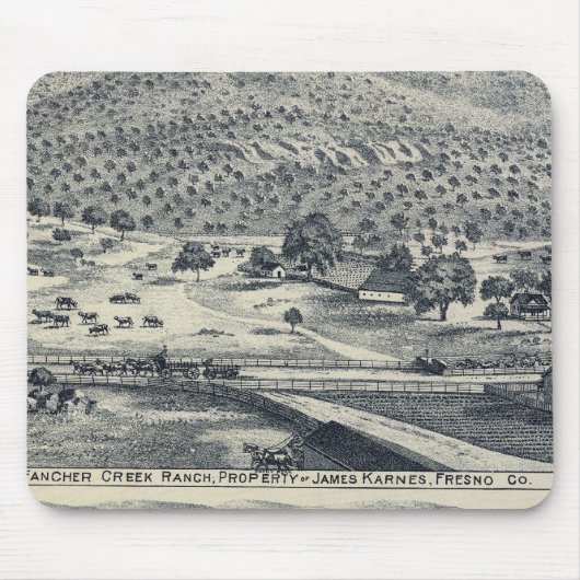 Zuhause Ranches in Fresno, Kalifornien Mousepad (Vorne)