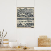 Zuhause Ranches in Fresno, Kalifornien Poster (Küche)