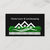 Zuhause Rasen und Landungskarten Visitenkarte (Vorderseite)