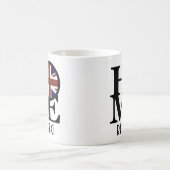 ZUHAUSE Reading England 11oz Kaffeetasse (Mittel)