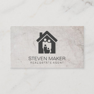 Zuhause   Real Anwesen Agent Business Card Visitenkarte
