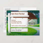 Zuhause Real Anwesen Postcard Einladungspostkarte (Vorne/Hinten)