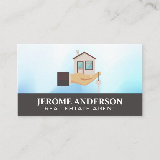 Zuhause | Real Anwesen Visitenkarte (Vorderseite)