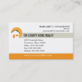 Zuhause Realtor Business Card Visitenkarte (Vorderseite)