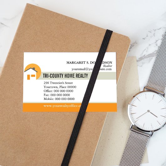 Zuhause Realtor Business Card Visitenkarte