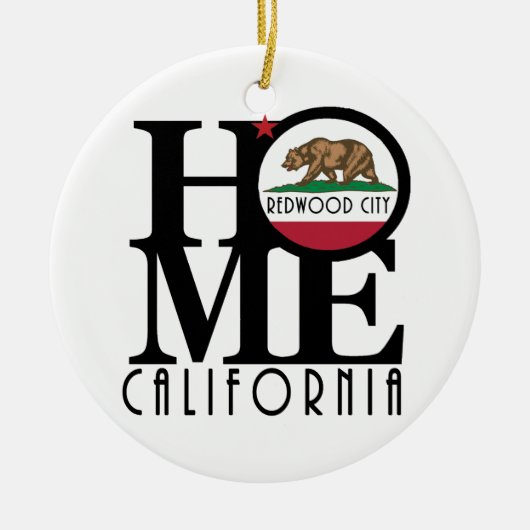 ZUHAUSE Redwood City Keramik Ornament (Vorne)