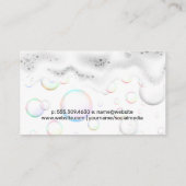 Zuhause-Reinigung | Seifenblasen und -sumpfe Visitenkarte (Rückseite)