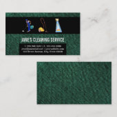 Zuhause-Reinigung und Kommerziell Visitenkarte (Vorne/Hinten)