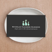 Zuhause-Reinigungs-Service für Sprühflaschen Visitenkarte