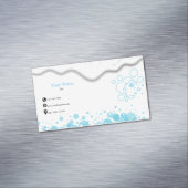 Zuhause-Reinigungs-Service-Seifenblasen Magnetische Visitenkarte (Beispiel)