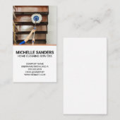 Zuhause-Reinigungsdienste | Maid Moppingtreppen Visitenkarte (Vorne/Hinten)