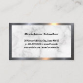 Zuhause-Reinigungsmittel | Seifenblasen Visitenkarte (Rückseite)