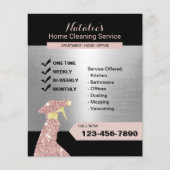 Zuhause-Reinigungsservice Berufliches Haus Behalte Flyer (Vorne)