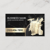 Zuhause Reinigungsservice Haushaltshilfe Modernes  Visitenkarte (Vorderseite)