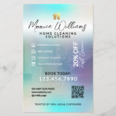 Zuhause-Reinigungsservice Moderner Flyer (Vorne)