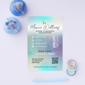 Zuhause-Reinigungsservice Moderner Flyer (Einzeln)