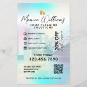 Zuhause-Reinigungsservice Moderner Flyer (Vorne)