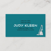 Zuhause, Reinigungsunternehmen Visitenkarte (Rückseite)