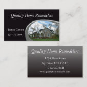 Zuhause Remodeler Visitenkarte (Vorne/Hinten)