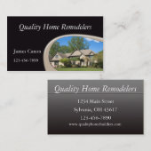 Zuhause Remodeler Visitenkarte (Vorne/Hinten)