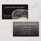 Zuhause Remodeler Visitenkarte (Vorne/Hinten)