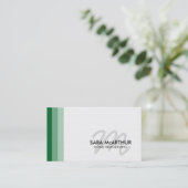 Zuhause Remodeling Renovation Monogram Visitenkarte (Stehend Vorderseite)