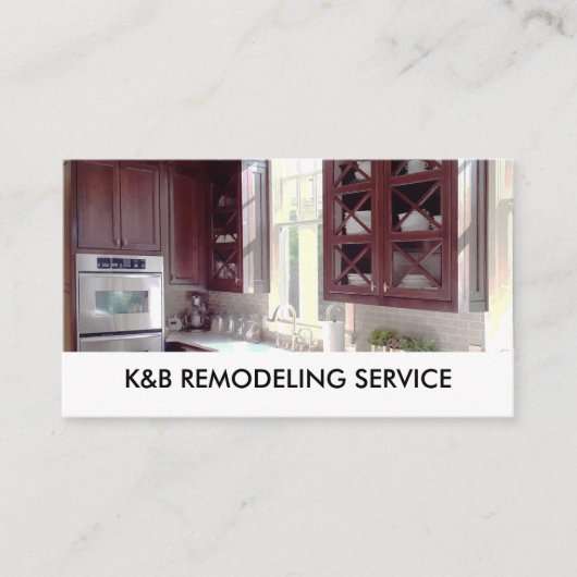 Zuhause Remodeling Service Visitenkarte (Vorderseite)
