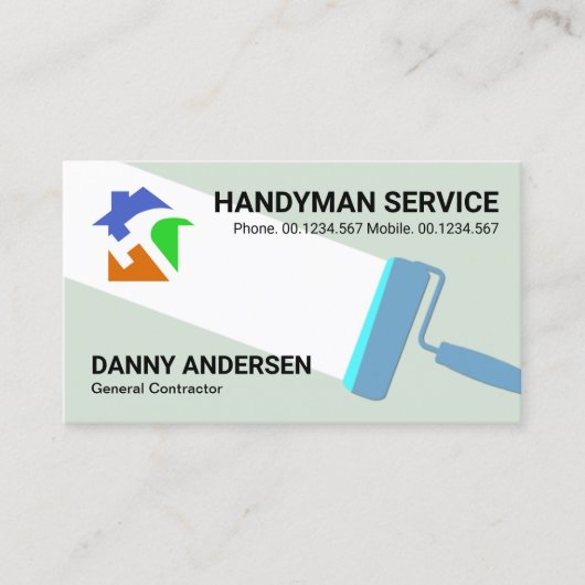 Zuhause-Renovierung für kreative Malerei Visitenkarte (Vorderseite)