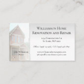 Zuhause Renovierung und Reparatur der Visitenkarte (Vorderseite)