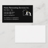 Zuhause-Renovierung und Umgestaltung Visitenkarte (Vorne/Hinten)