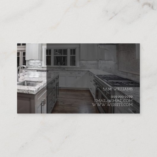 Zuhause-Renovierung und -Umleitung Visitenkarte (Rückseite)