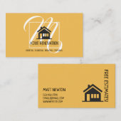 Zuhause-Renovierung Visitenkarte (Vorne/Hinten)