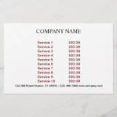 Zuhause-Renovierung von Dachreparaturgebäuden Flyer (Hinten)