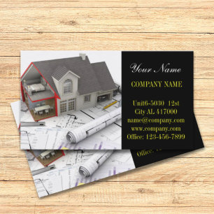 Zuhause-Renovierung von Dachreparaturgebäuden Visitenkarte