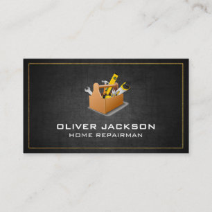 Zuhause-Renovierungen   Reparaturwerkkasten Visitenkarte