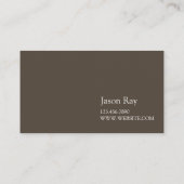 Zuhause-Renovierungsbaukarte Visitenkarte (Rückseite)