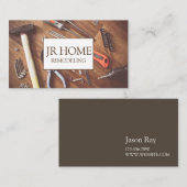 Zuhause-Renovierungsbaukarte Visitenkarte (Vorne/Hinten)